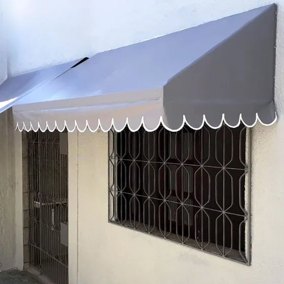 Toldo Fixo de Lona PVC em Diadema SP Toldo Fixo de Lona PVC em Diadema SP — Cobertura com calha lateral para escoamento